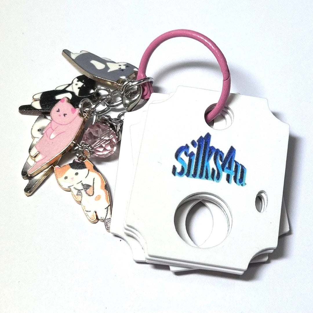 Floss Drop Sets with Ring Bling - O. Cat charms and 5 Drops