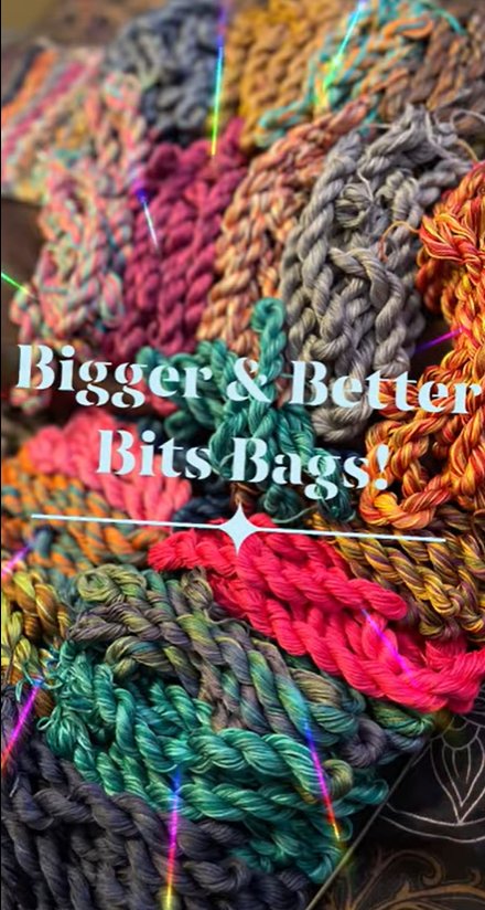 Bigger, Better Bits Bag - 10 skeins of silk